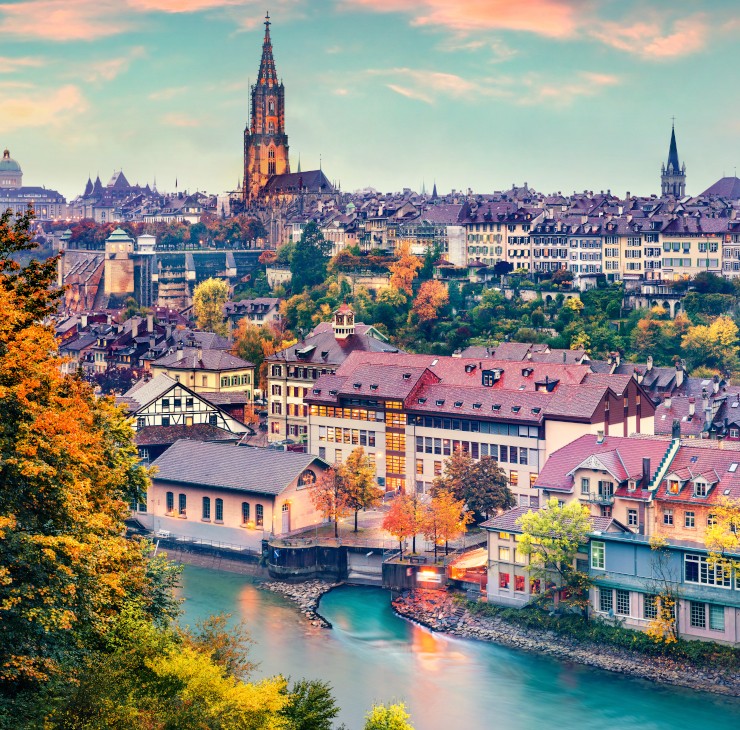 Envolez-vous pour la Suisse, vous ne le regretterez pas ! Ville de Suisse rayonnante - Filez en Suisse pour un niveau de vie optimalvos études,